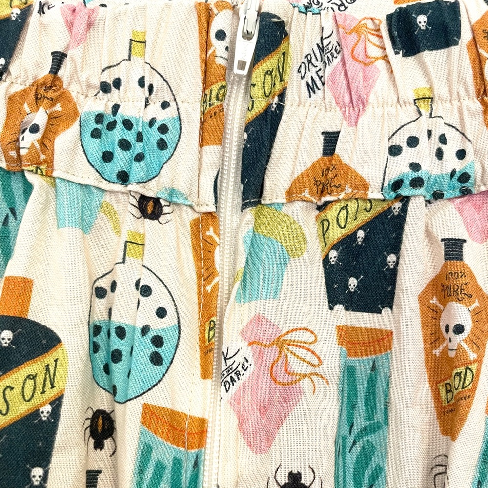 Retrolicious Multicolor Patterned Skater Skirt - image 3